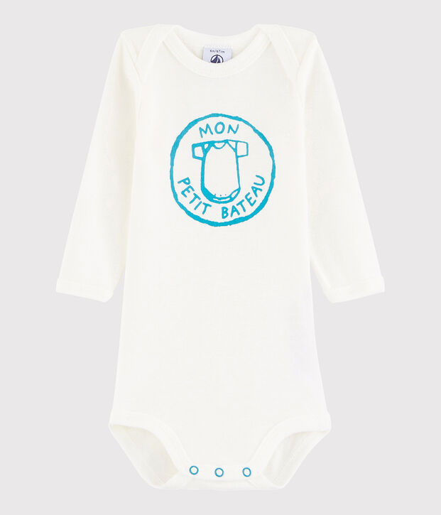 Unisex Babies' Long-Sleeved Bodysuit white/green