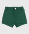 Baby shorts in plain cotton serge WILLOW