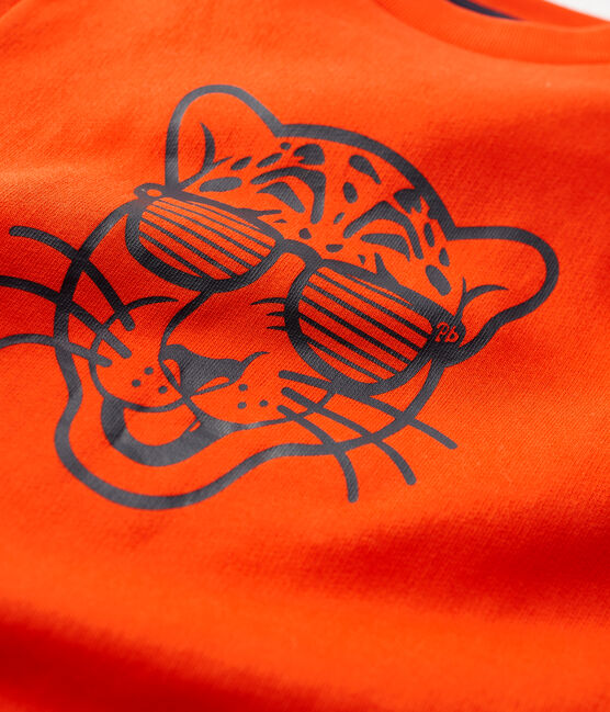 Boys' Fleece Sweatshirt CAROTTE orange