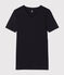 Men's short-sleeved V-neck T-shirt NOIR black
