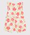 Babies' floral print cotton playsuit white/multicolor