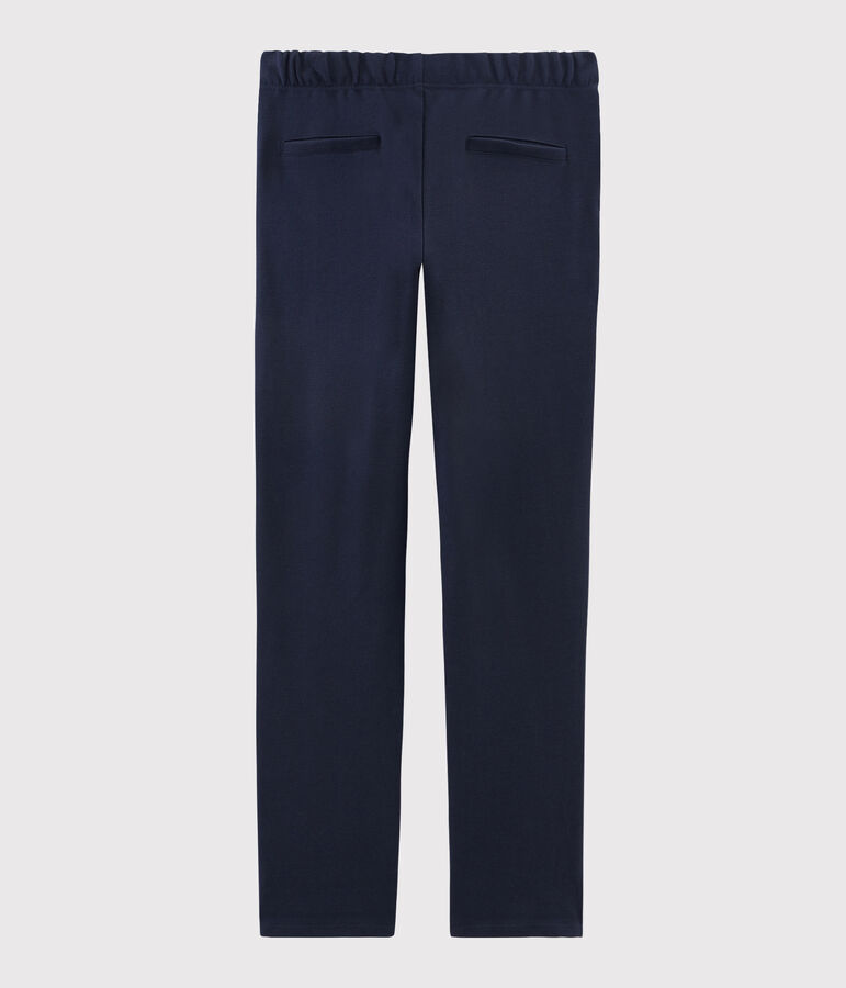 Women's Knit Trousers SMOKING blue