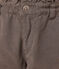 Girl's straight fit trousers in soft velvet THUYA green