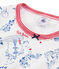 Girls' Ribbed Pyjamas MARSHMALLOW white/MULTICO white