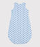 Babies' 2 TOG whale print cotton sleeping bag TOUDOU blue/ALASKA