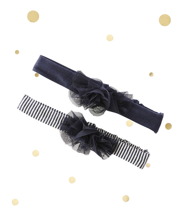 Pack of 2 baby girl's hairbands Petit bateau x Marie-Agn&egrave;s Gillot SPECIAL LOT 00
