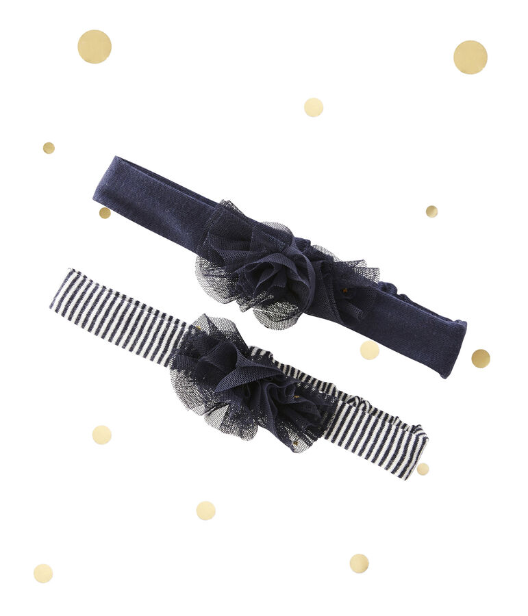 Pack of 2 baby girl's hairbands Petit bateau x Marie-Agn&egrave;s Gillot SPECIAL LOT 00