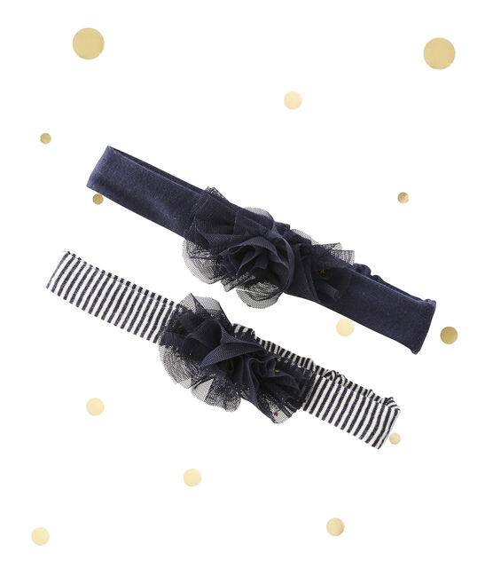 Pack of 2 baby girl's hairbands Petit bateau x Marie-Agnès Gillot SPECIAL LOT 00