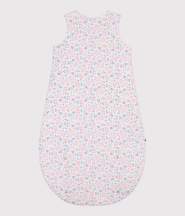 Babies' 2 TOG floral-print cotton sleeping bag white/multicolor