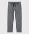 Boys' Eco-Friendly Regular Denim Trousers GRIS grey
