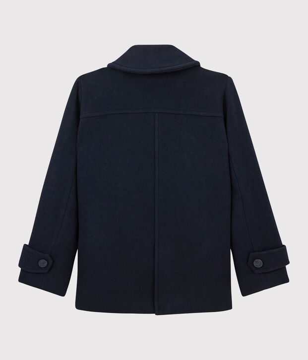 Women's navy blue pea coat SMOKING