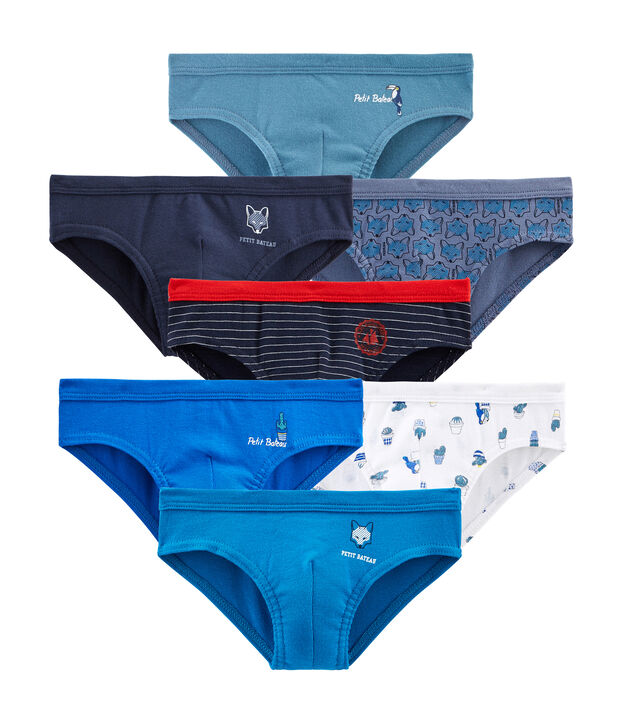 Surprise pack of 7 pairs of pants for boys multicolor