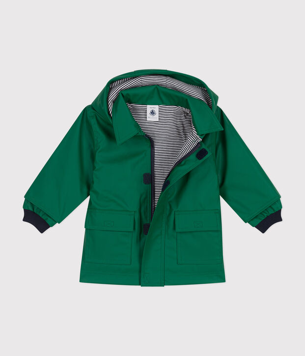 Babies' iconic raincoat green