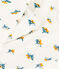 Girls' Flower Brushed Terry Towelling Pyjamas MARSHMALLOW white/MULTICO white