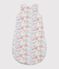 Babies' 2 TOG flower-print cotton sleeping bag white/multicolor