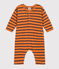 Babies' Terry Jumpsuit ECUREUIL /SMOKING