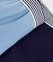 Pack of plain cotton and elastane boxers for children variante 1