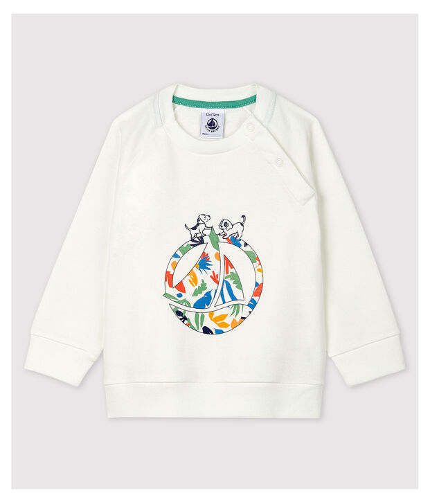 Babies' Cotton Sweatshirt white