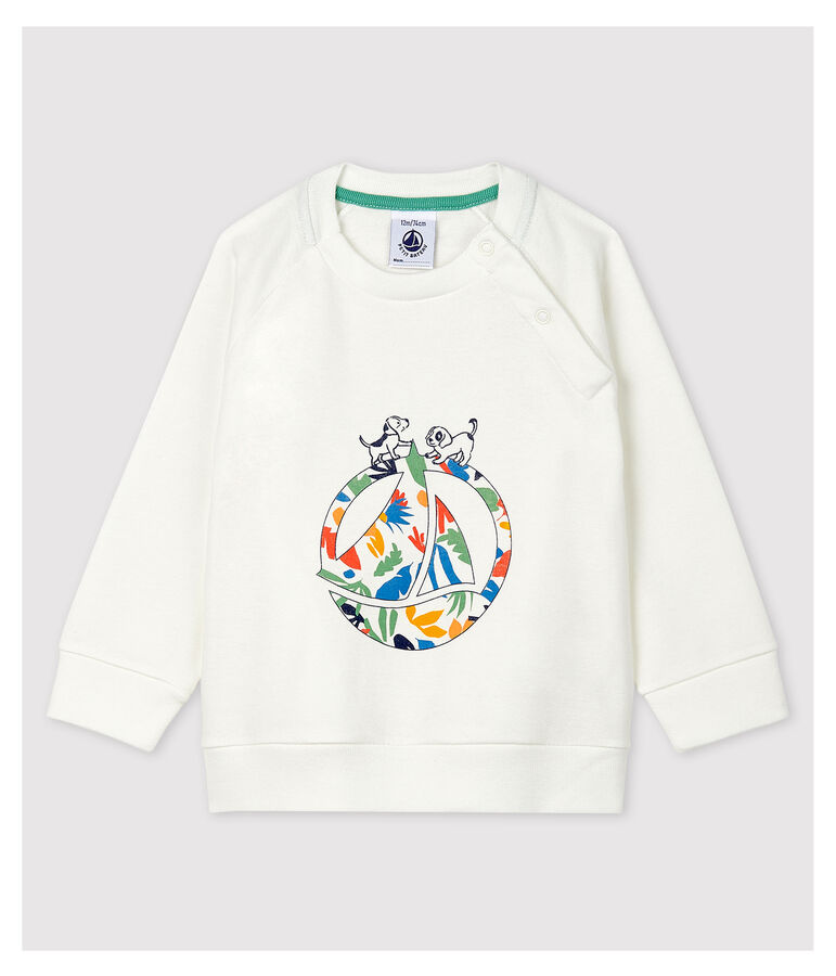 Babies' Cotton Sweatshirt white