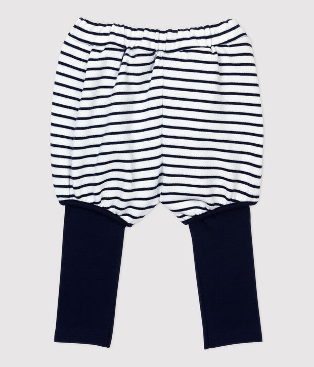 Babies' Cotton Shorts white/blue