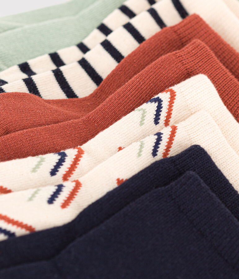 Babies' Printed Cotton Socks - 5-Pack multicolor