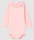Baby girl's long-sleeved bodysuit
