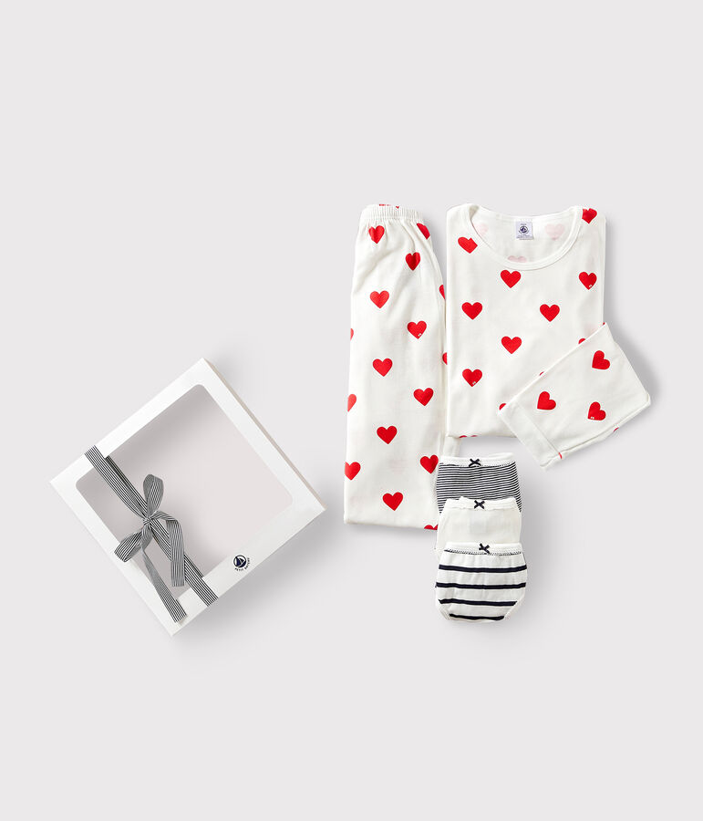 Cotton pyjama and pants gift box multicolor