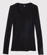 Women's Fine Rib Knit T-Shirt