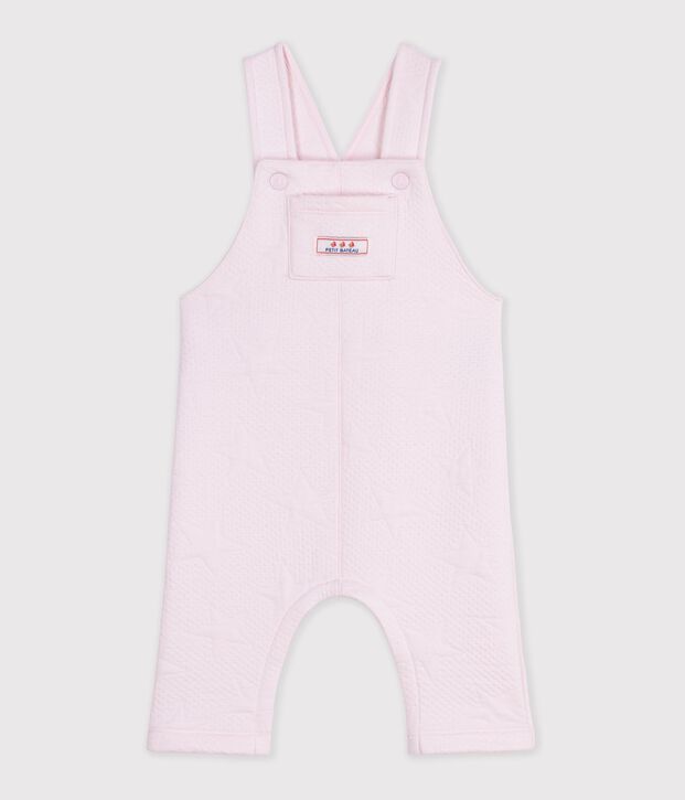 Babies' thick cotton dungarees with a star pattern BARELY