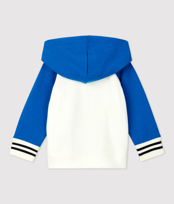 Babies' Fleece Sweatshirt RUISSEAU blue/MARSHMALLOW white