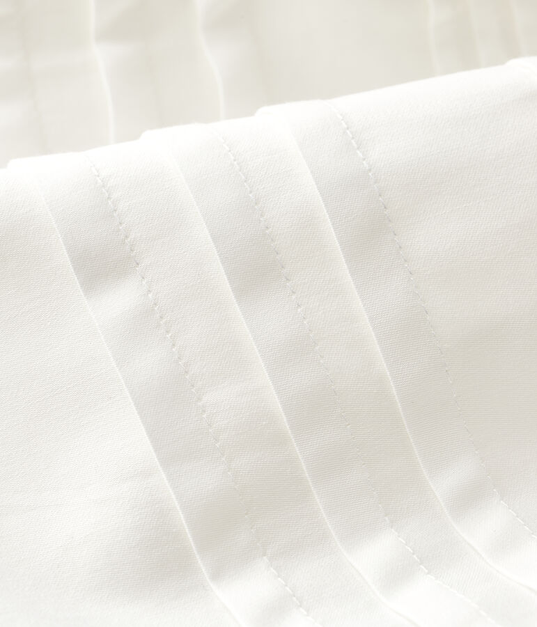 Baby Girls' Satin Formal Dress MARSHMALLOW white