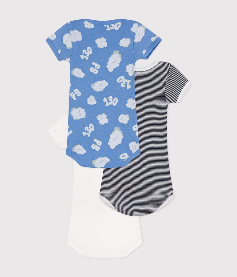 Babies' short-sleeved cotton bodysuits - 3-Pack variante 2