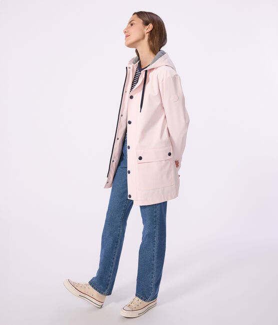 Iconic raincoat for men or women BARELY pink
