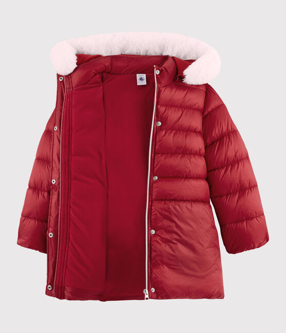 Girls' puffer jacket TERKUIT red
