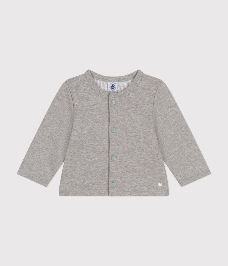 Babies' Fleece Cardigan grey