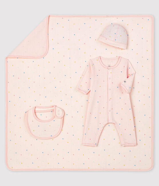 Newborn Baby Girls' Rib Knit Gift Set variante 1
