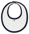 Baby boy's sailboat print bib SMOKING blue/MULTICO white