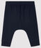 Babies' Ribbed Cat Head Leggings SMOKING blue