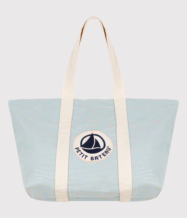 Cotton beach bag multicolor