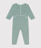 Babies' velour pyjamas PAUL green