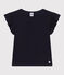 Girls' Cotton T-Shirt SMOKING blue