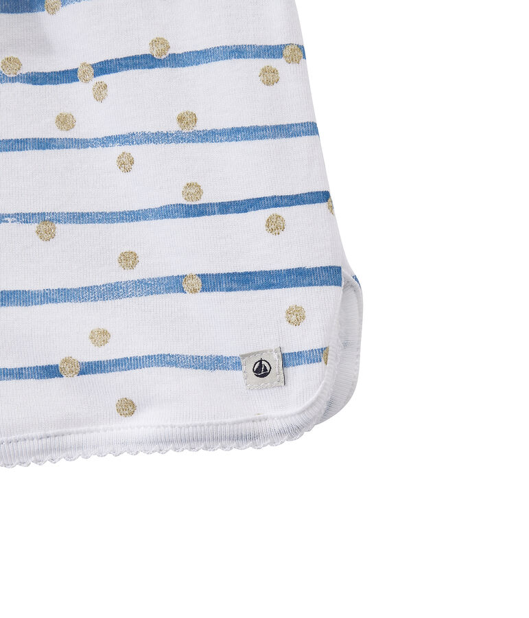 Short pyjama white/blue/yellow