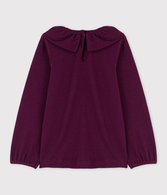 Girls' Collared T-shirt CEPAGE purple