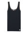Women's Sleeveless Top in 2x2 Rib Knit SMOKING blue