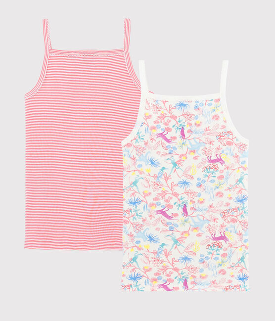 Girls' Jungle Print Strappy Tops - 2-Pack variante 1