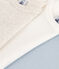 Babies' plain long-sleeved cotton bodysuits - 3-Pack variante 1