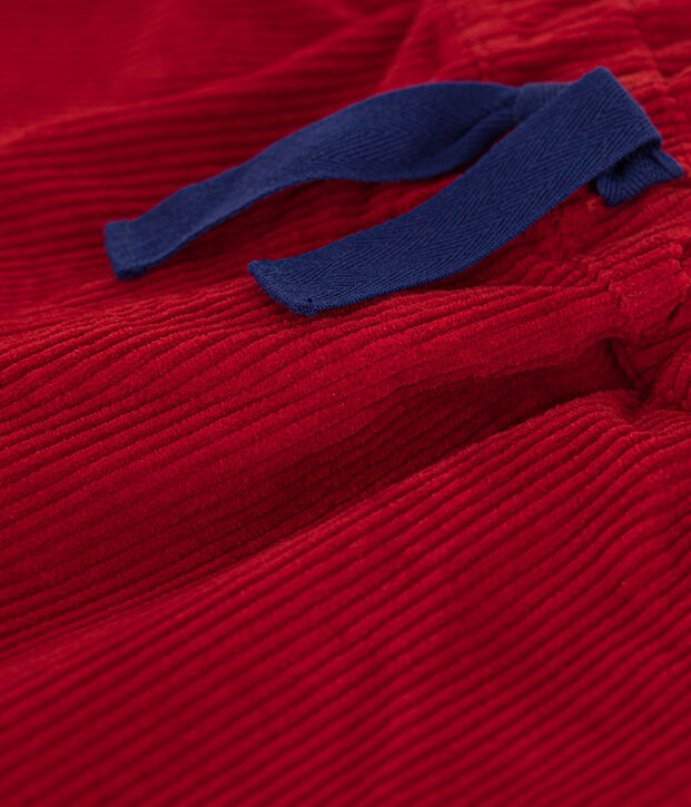 Girls' Corduroy Shorts red