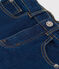 Boys' straight fit denim trousers DENIM BRUT blue