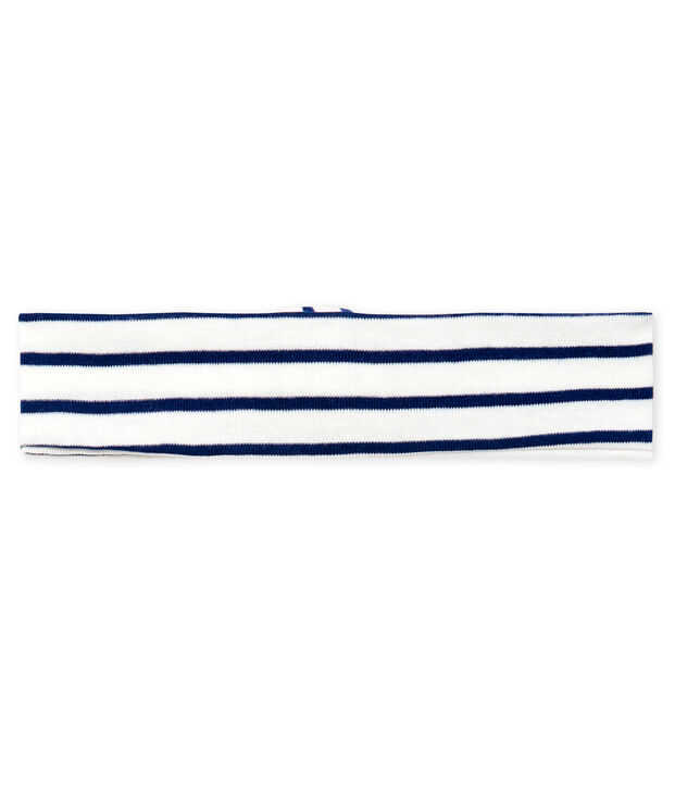 Baby Girls' Striped Headband white/blue