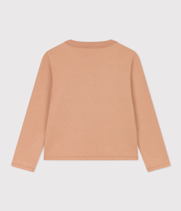 Girls' Cotton Cardigan beige